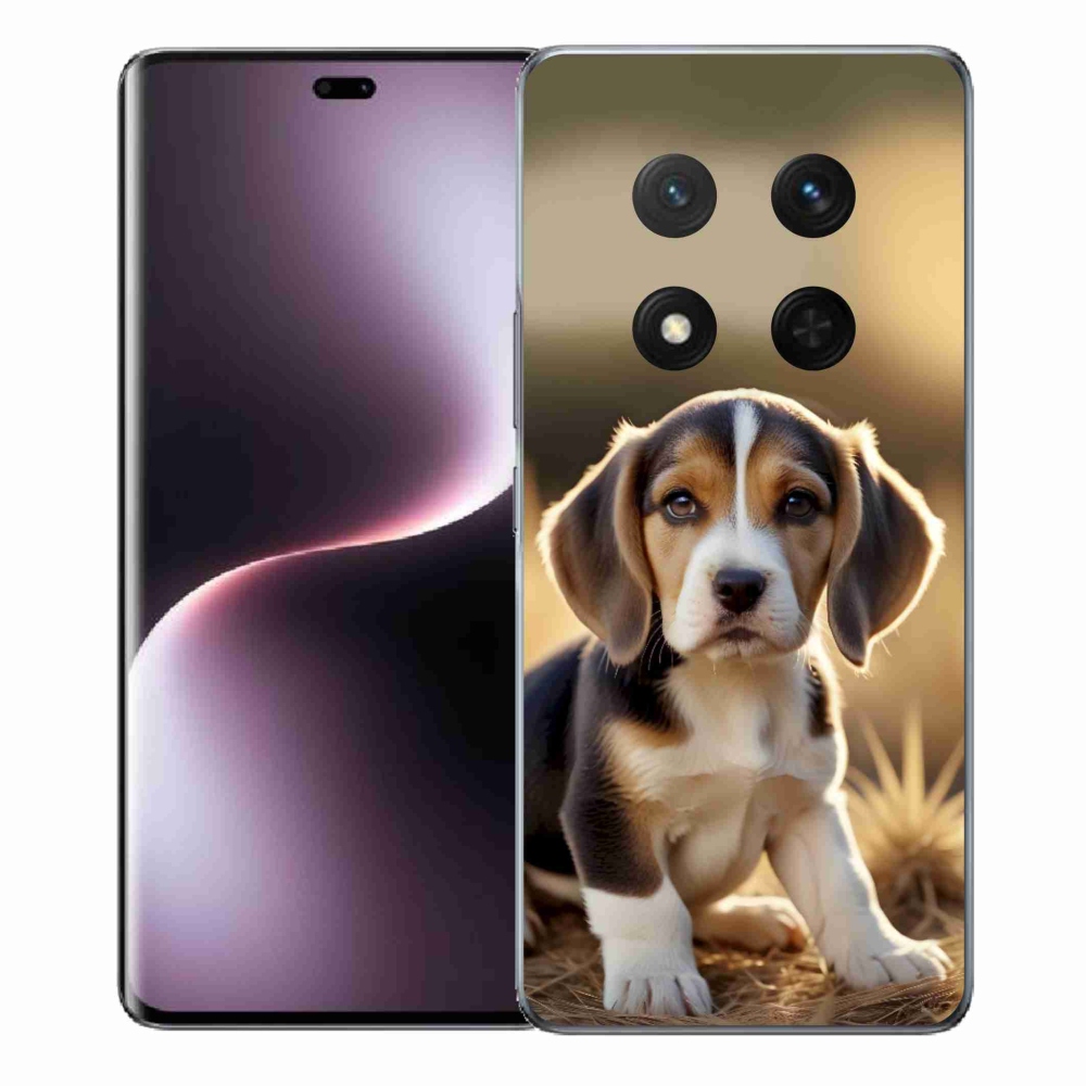 Gélový kryt mmCase na Honor Magic 7 Lite - roztomilý bígl
