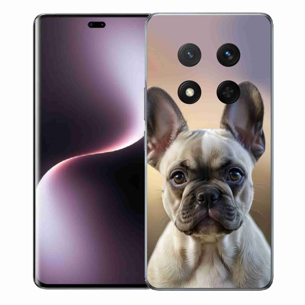 Gélový kryt mmCase na Honor Magic 7 Lite - roztomilý francúzsky buldoček