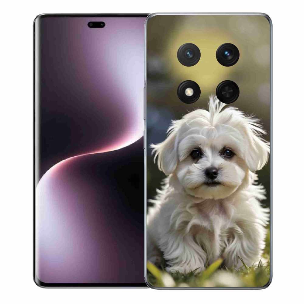Gélový kryt mmCase na Honor Magic 7 Lite - roztomilý maltézsky psík