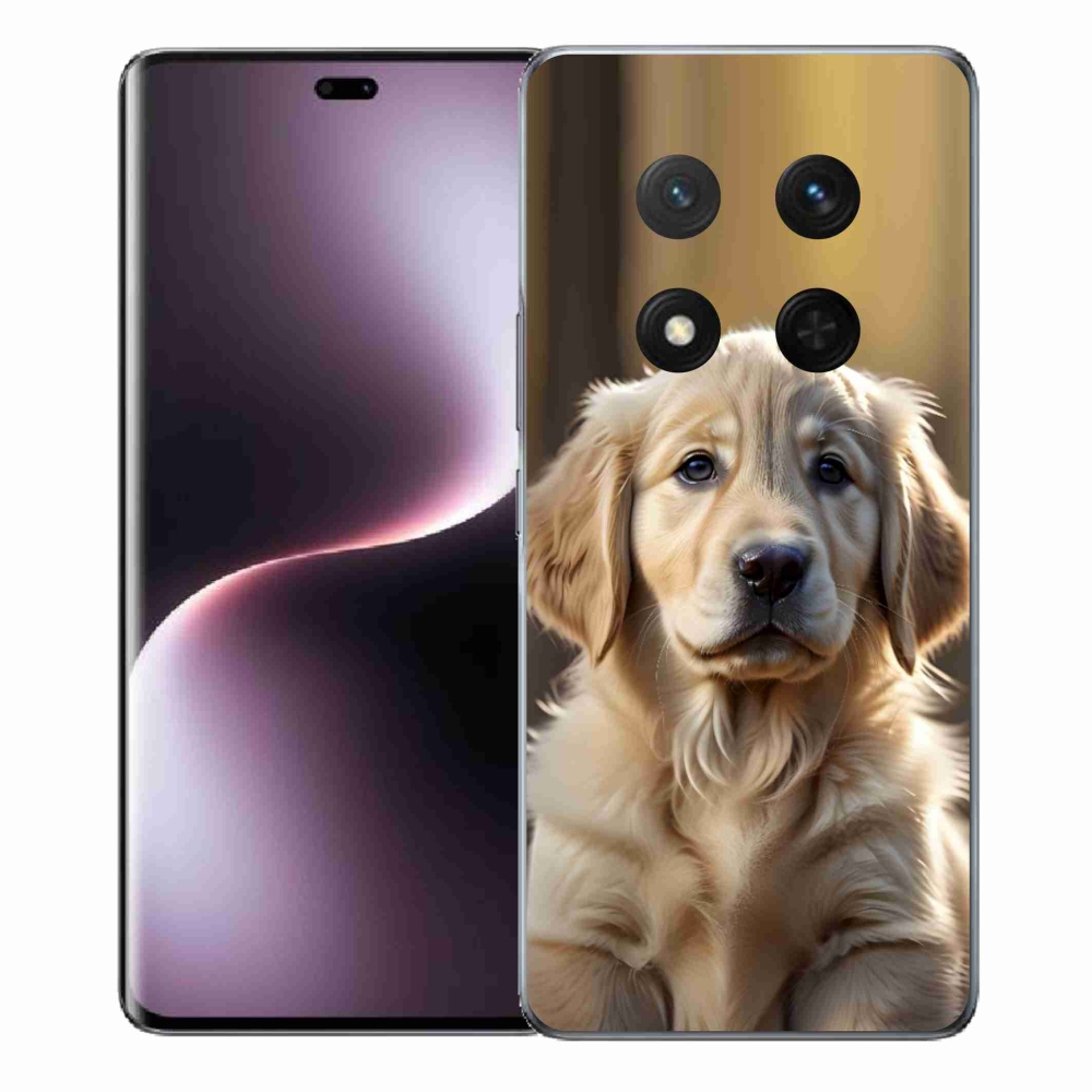 Gélový kryt mmCase na Honor Magic 7 Lite - roztomilý zlatý retriever