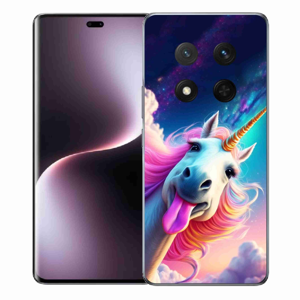 Gélový kryt mmCase na Honor Magic 7 Lite - šialený jednorožec