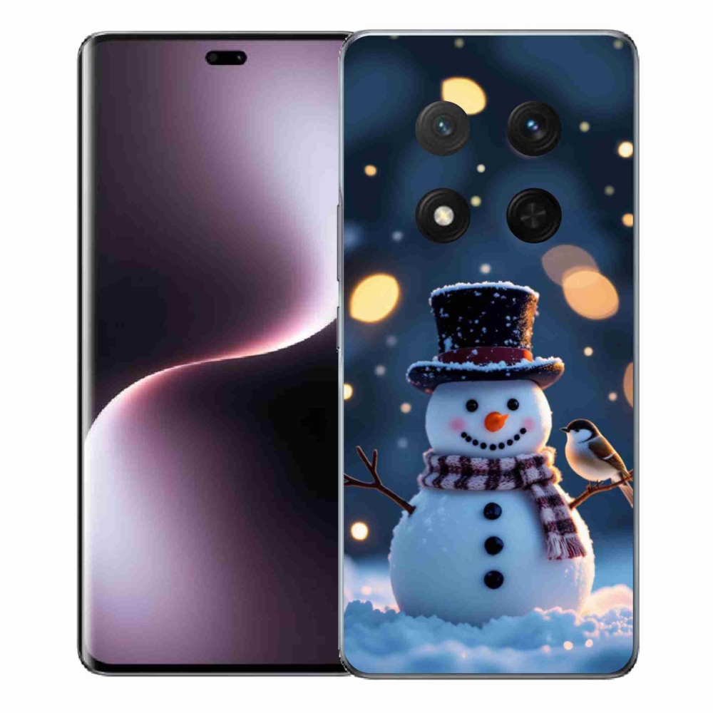 Gélový kryt mmCase na Honor Magic 7 Lite - vianočný snehuliak