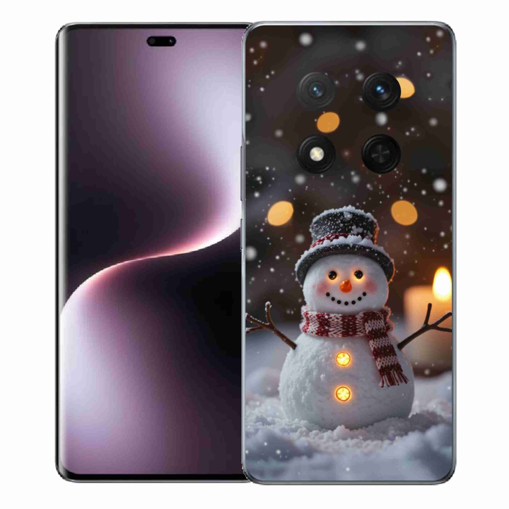 Gélový kryt mmCase na Honor Magic 7 Lite - veselý snehuliak