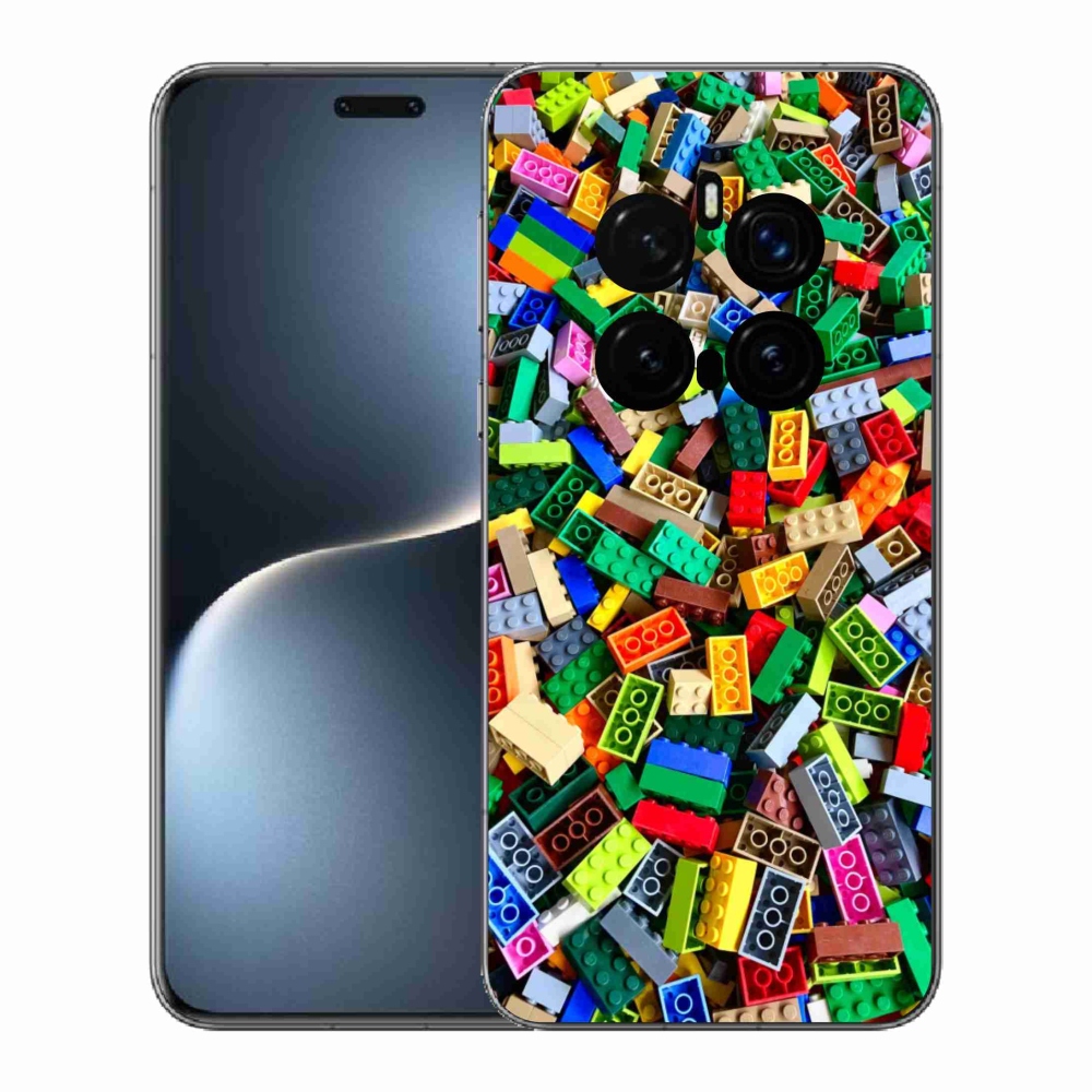 Gélový kryt mmCase na Honor Magic 7 Pro 5G - farebné stavebné kocky