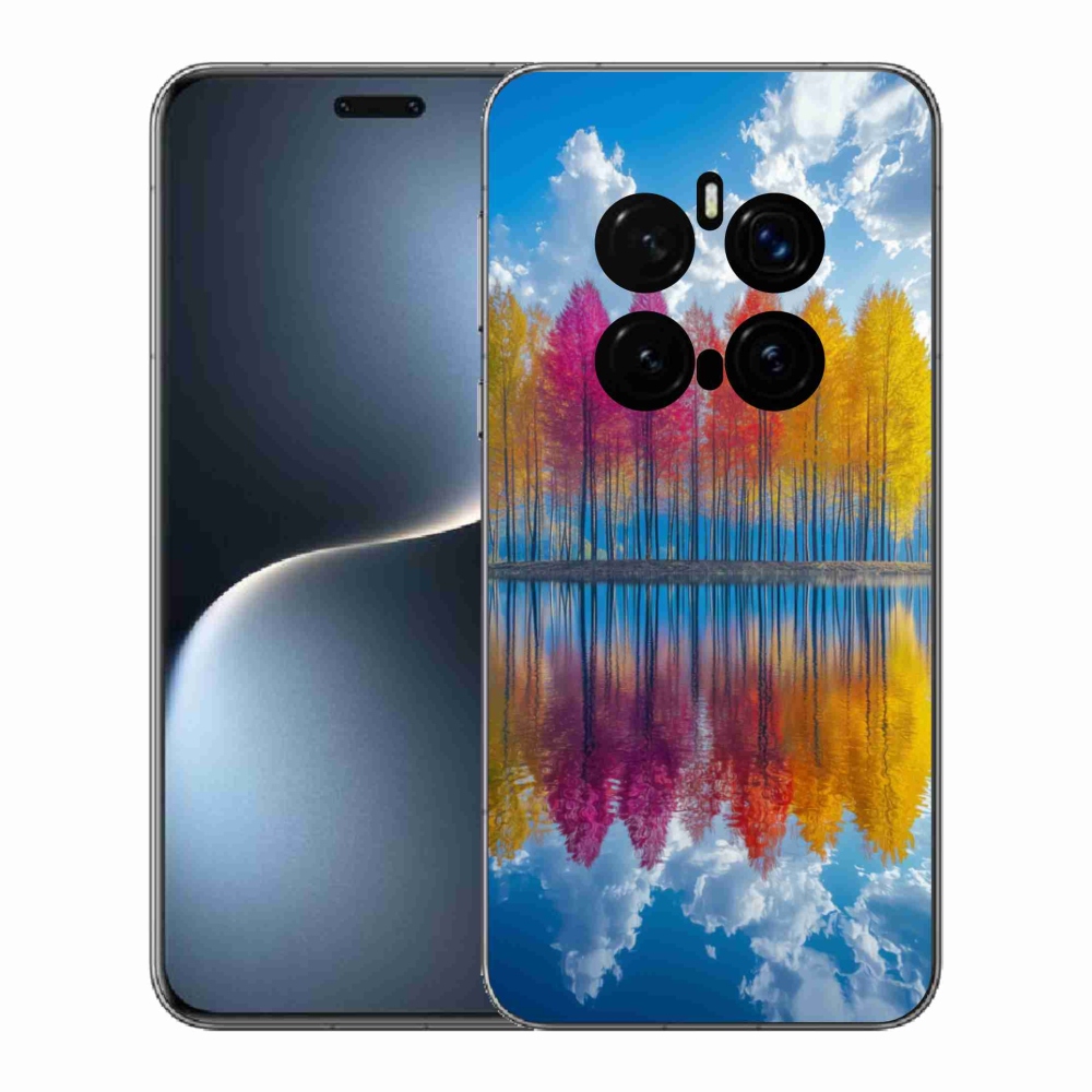 Gélový kryt mmCase na Honor Magic 7 Pro 5G - farebné stromy