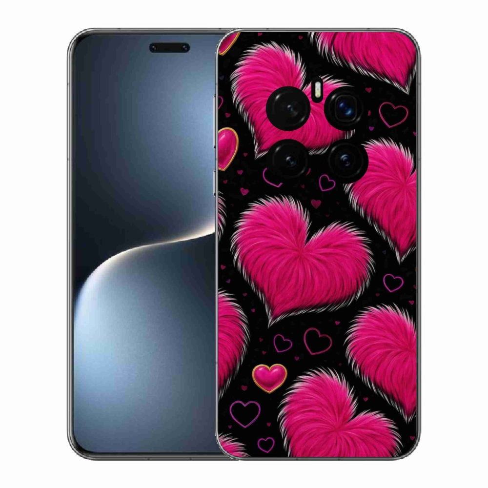 Gélový kryt mmCase na Honor Magic 7 Pro 5G - hebké srdce
