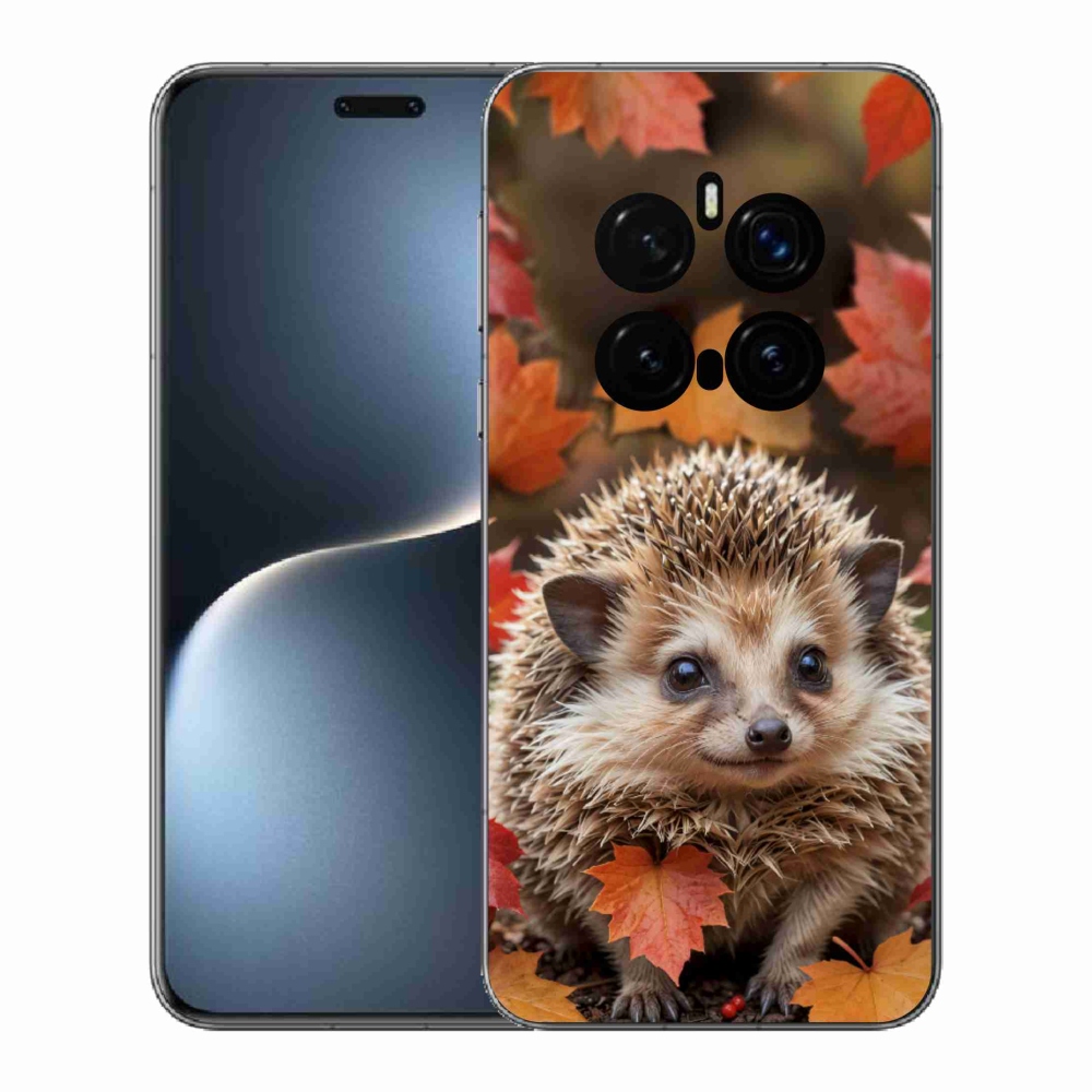 Gélový kryt mmCase na Honor Magic 7 Pro 5G - ježko v lístia