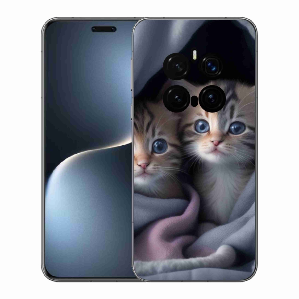Gélový kryt mmCase na Honor Magic 7 Pro 5G - mačacie duo 2