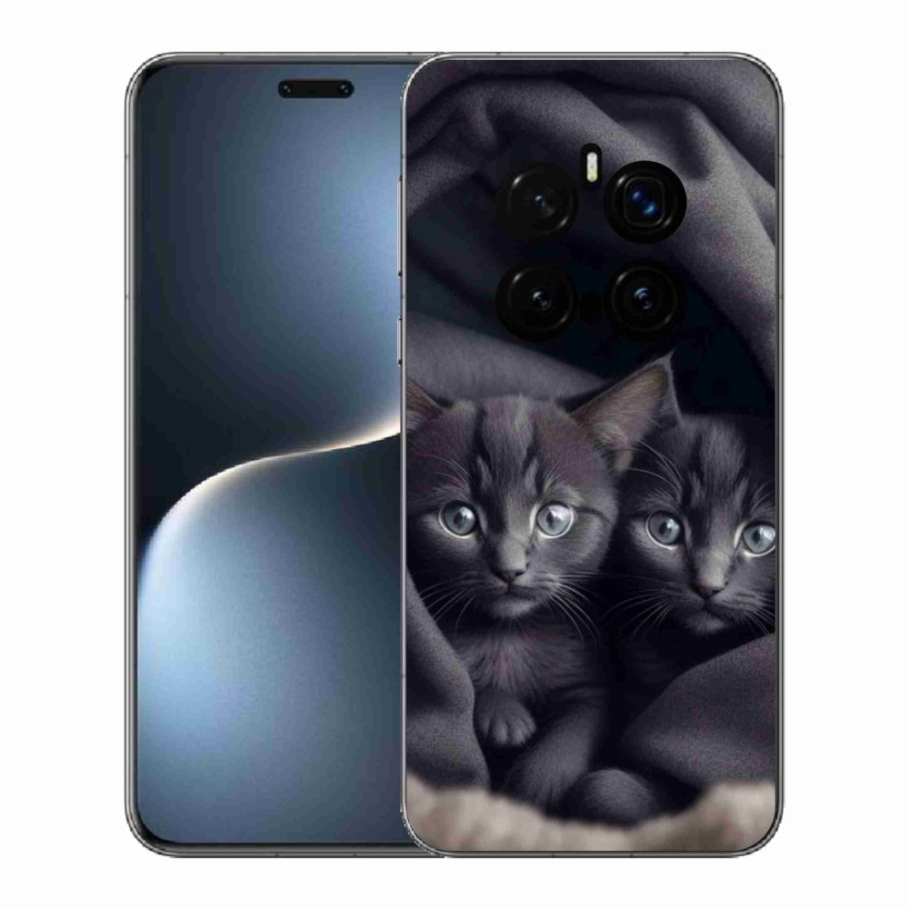 Gélový kryt mmCase na Honor Magic 7 Pro 5G - mačacie duo