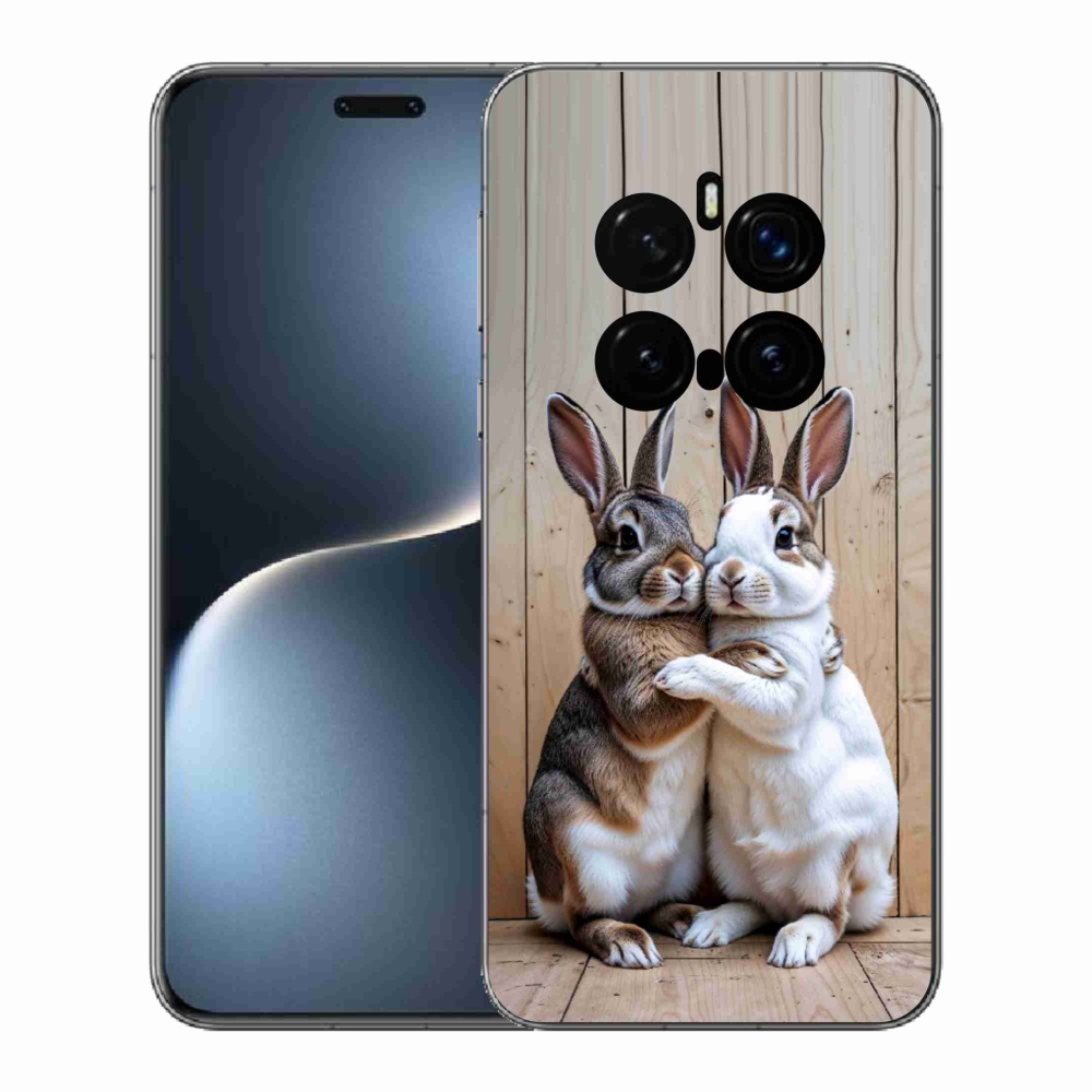 Gélový kryt mmCase na Honor Magic 7 Pro 5G - králičie pár