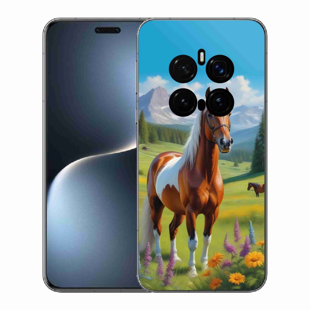 Gélový kryt mmCase na Honor Magic 7 Pro 5G - kôň na lúke