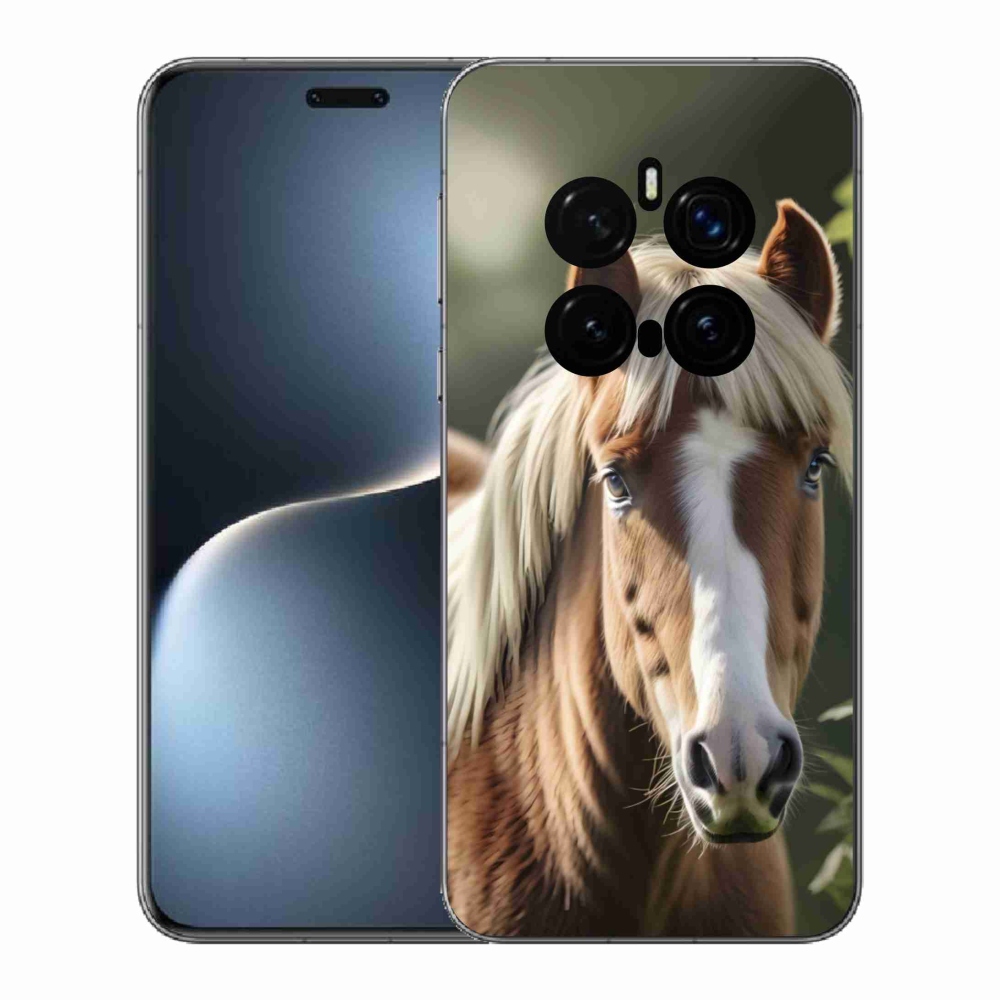Gélový kryt mmCase na Honor Magic 7 Pro 5G - kôň so svetlou hrivou
