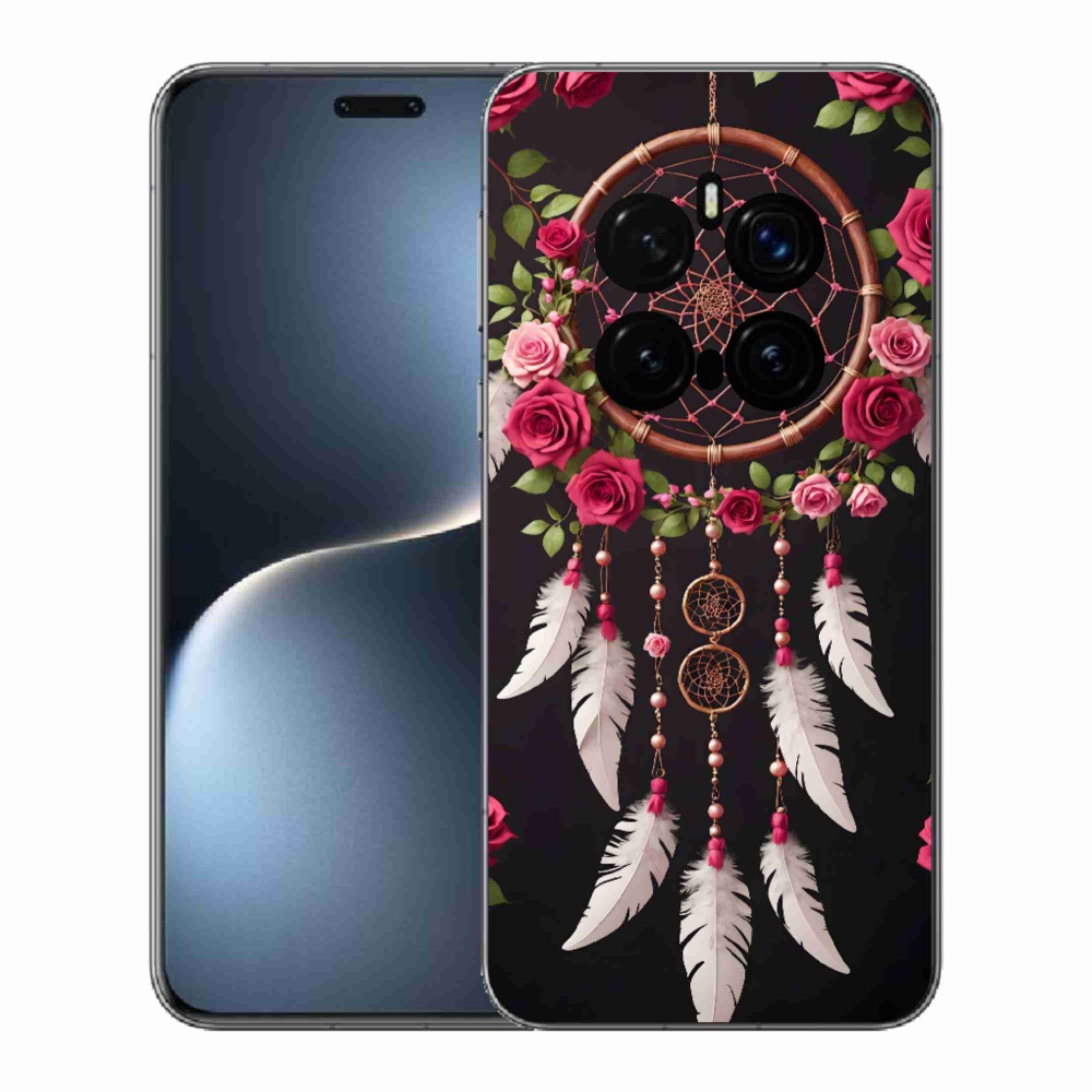 Gélový kryt mmCase na Honor Magic 7 Pro 5G - lapač snov s ružami