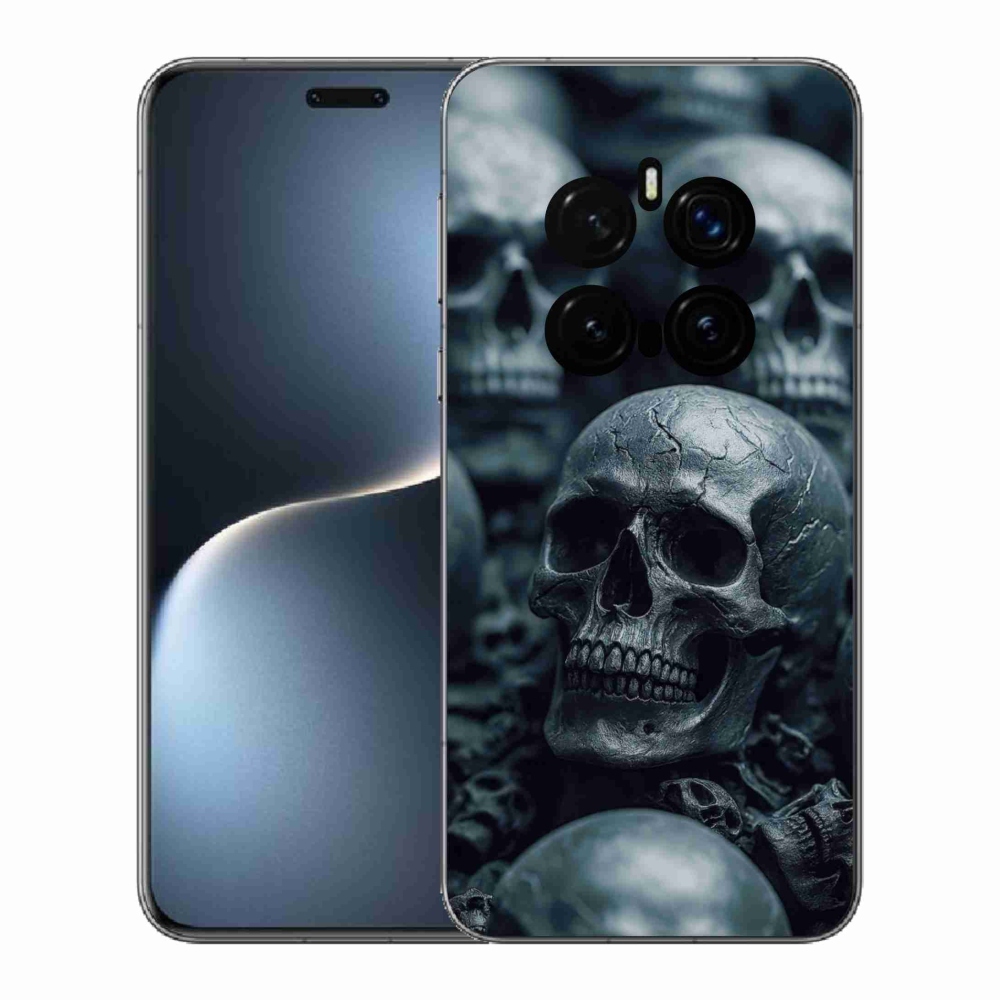 Gélový kryt mmCase na Honor Magic 7 Pro 5G - lebka 2
