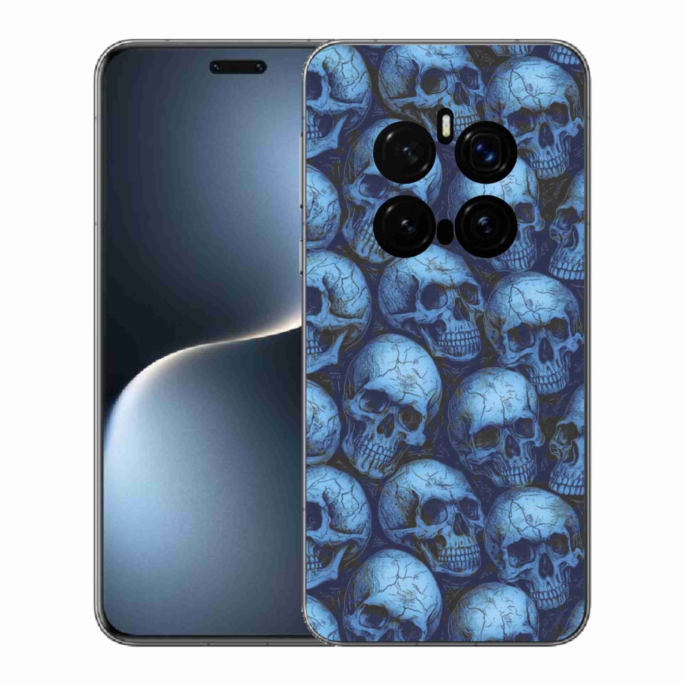 Gélový kryt mmCase na Honor Magic 7 Pro 5G - lebky
