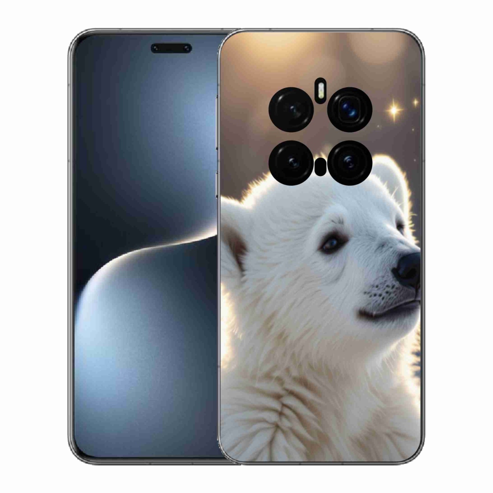 Gélový kryt mmCase na Honor Magic 7 Pro 5G - ľadový medveď