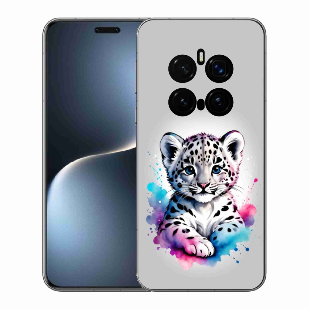 Gélový kryt mmCase na Honor Magic 7 Pro 5G - leopardej mláďa