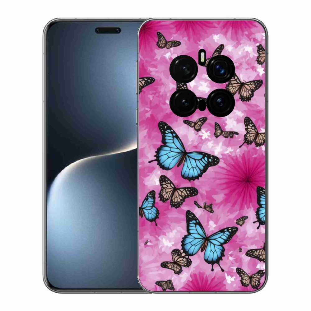 Gélový kryt mmCase na Honor Magic 7 Pro 5G - motýlia záhrada