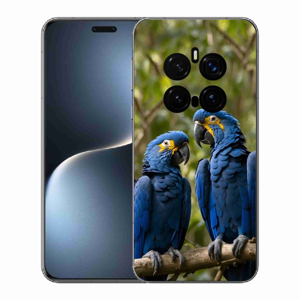 Gélový kryt mmCase na Honor Magic 7 Pro 5G - papagájové duo
