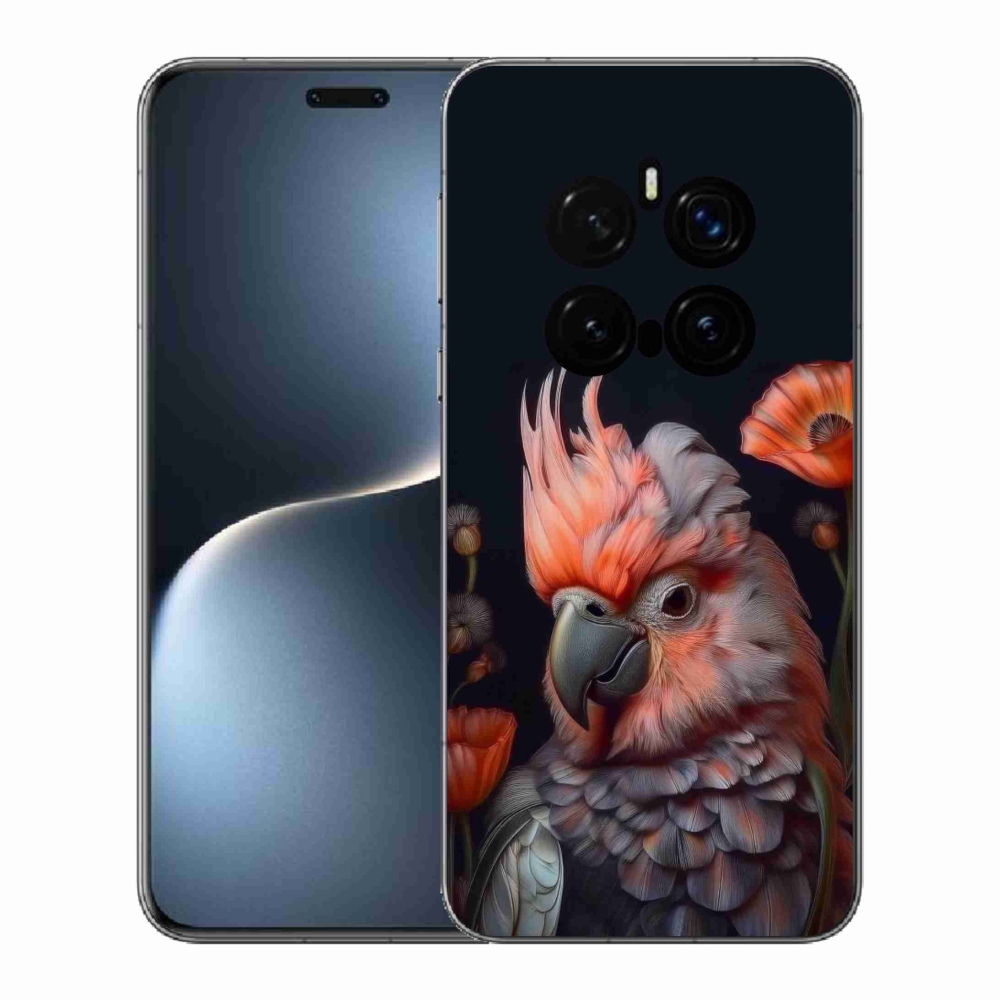 Gélový kryt mmCase na Honor Magic 7 Pro 5G - papagáj kakadu vo farbách