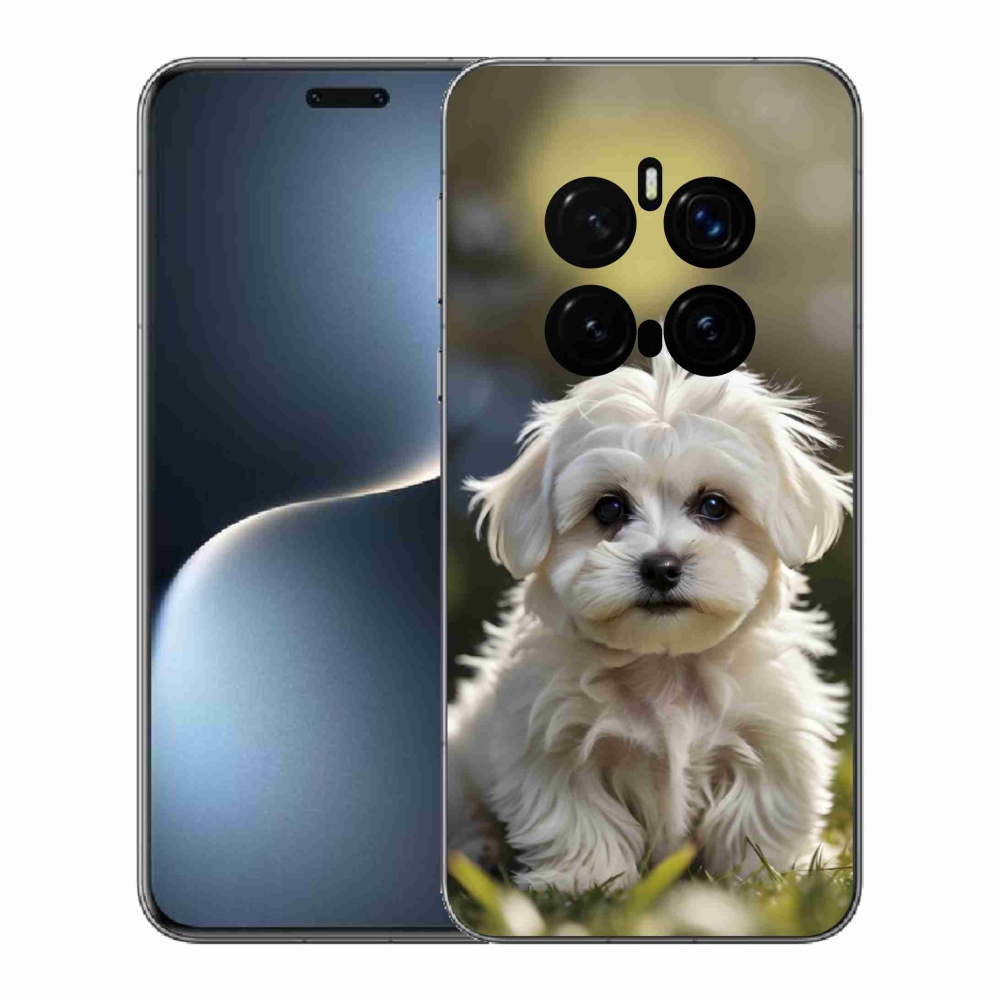 Gélový kryt mmCase na Honor Magic 7 Pro 5G - roztomilý maltézsky psík