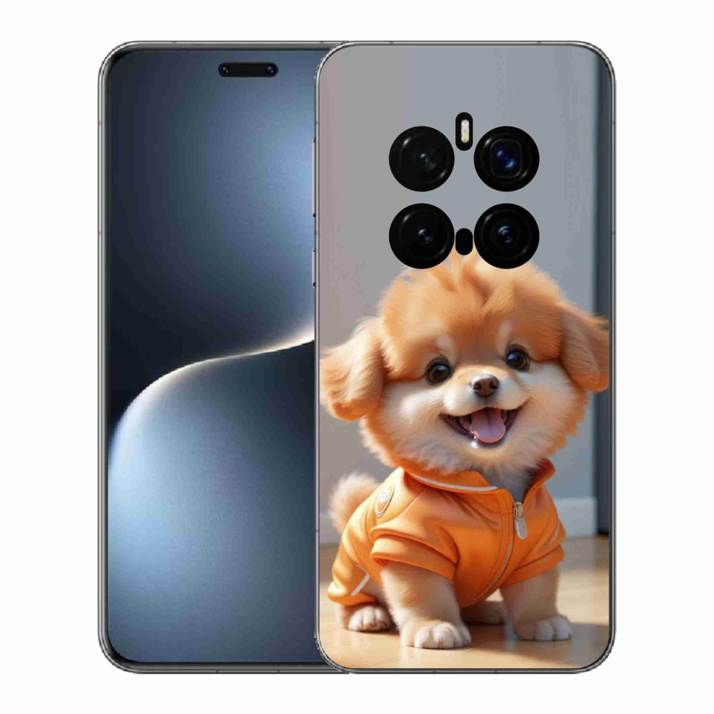 Gélový kryt mmCase na Honor Magic 7 Pro 5G - roztomilý pomeranian v mikine