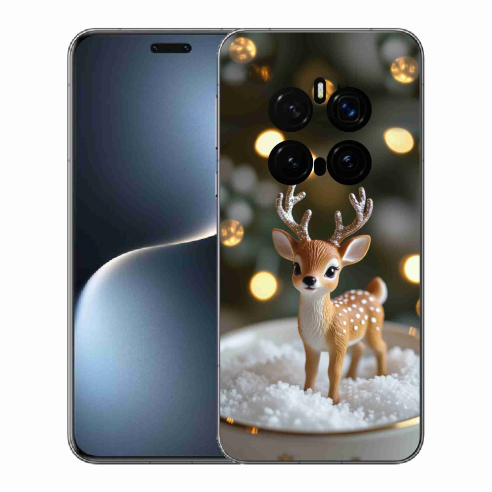 Gélový kryt mmCase na Honor Magic 7 Pro 5G - roztomilý vianočný jeleň