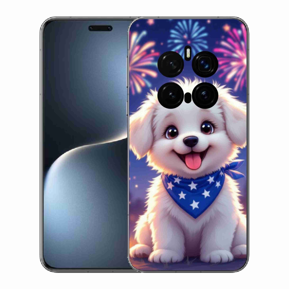 Gélový kryt mmCase na Honor Magic 7 Pro 5G - slávnostné šteňa