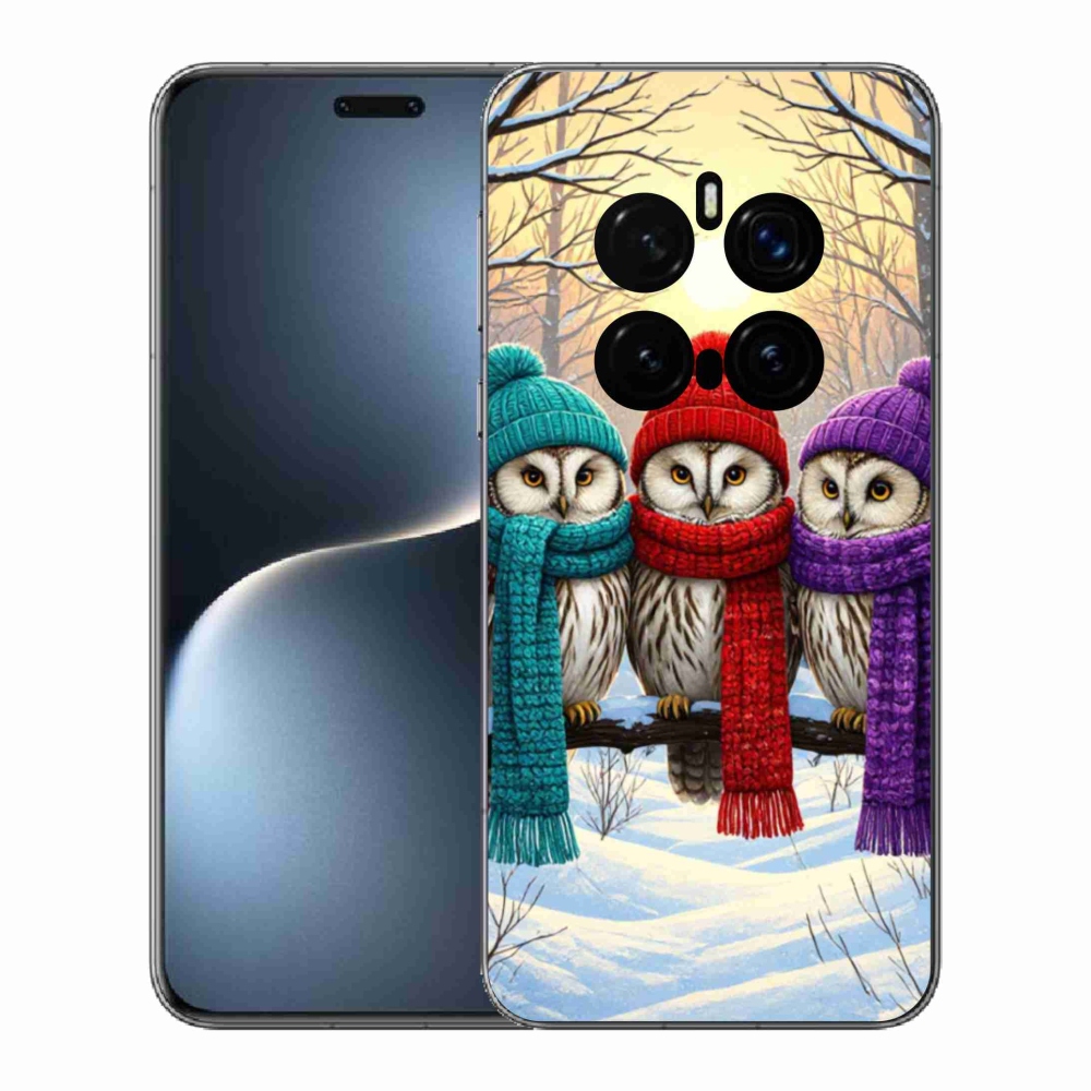 Gélový kryt mmCase na Honor Magic 7 Pro 5G - soví priatelia