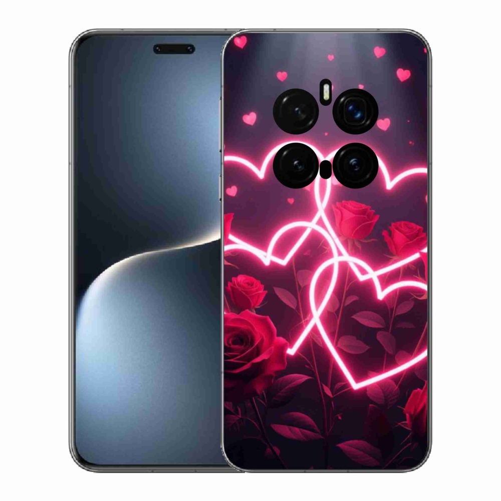 Gélový kryt mmCase na Honor Magic 7 Pro 5G - srdce lásky