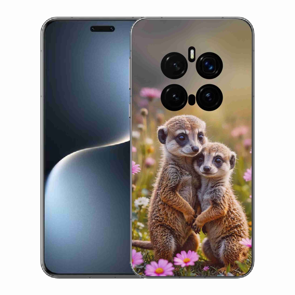 Gélový kryt mmCase na Honor Magic 7 Pro 5G - surikatí duo