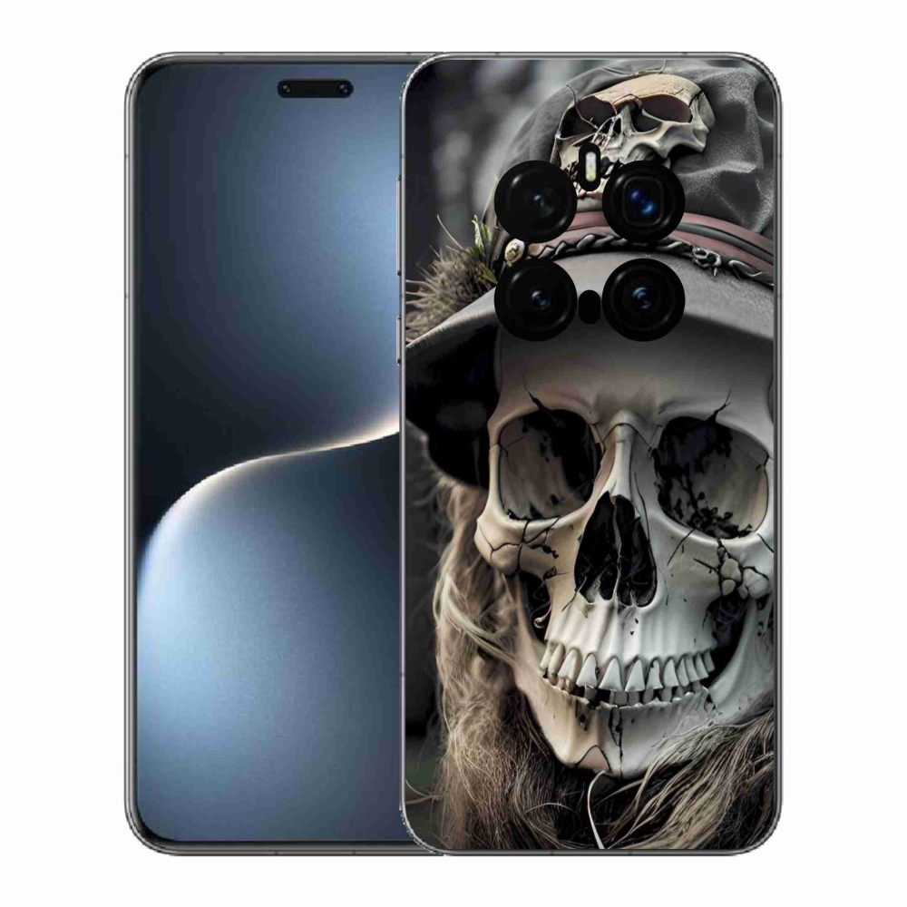Gélový kryt mmCase na Honor Magic 7 Pro 5G - temná lebka