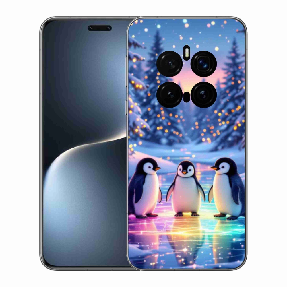 Gélový kryt mmCase na Honor Magic 7 Pro 5G - tučniaky