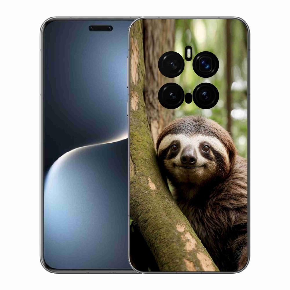 Gélový kryt mmCase na Honor Magic 7 Pro 5G - usmievavý leňochod