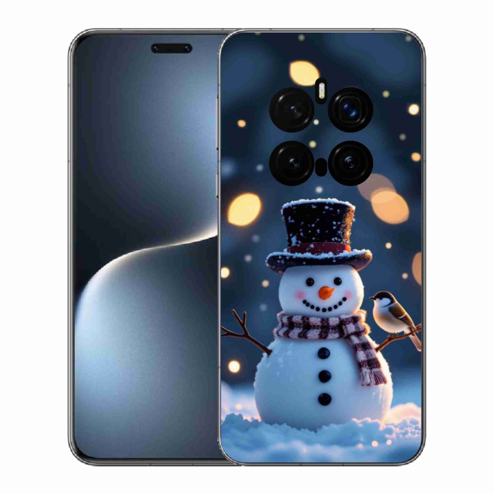 Gélový kryt mmCase na Honor Magic 7 Pro 5G - vianočný snehuliak