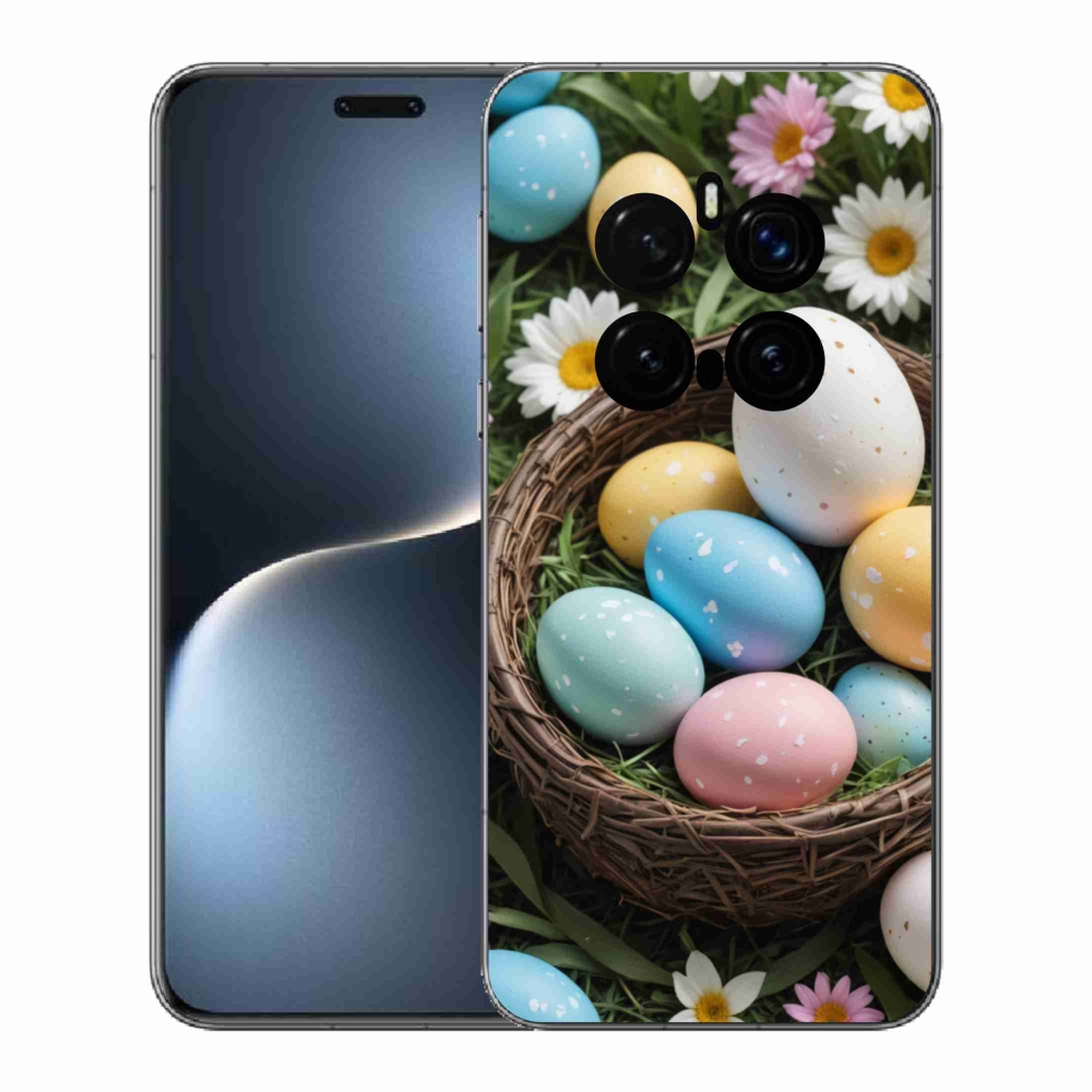 Gélový kryt mmCase na Honor Magic 7 Pro 5G - veľkonočné vajíčka 2