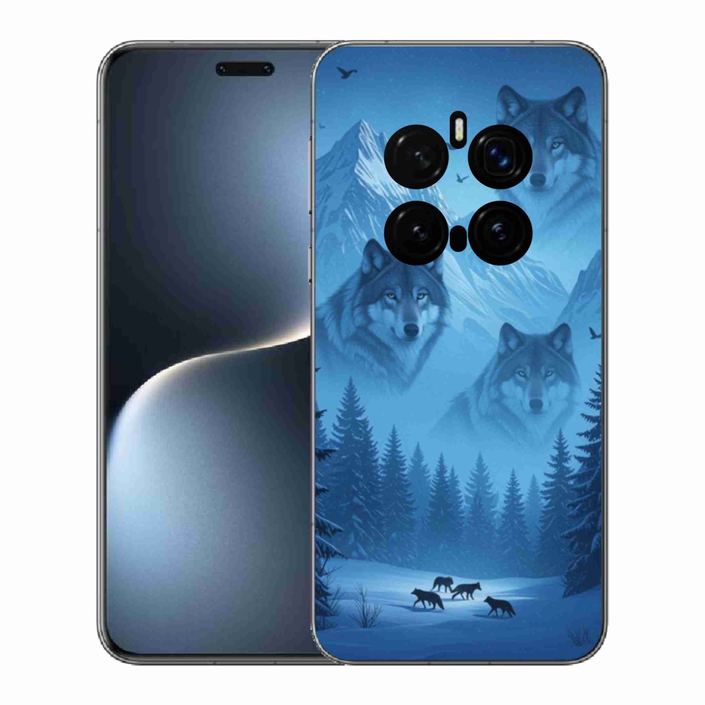 Gélový kryt mmCase na Honor Magic 7 Pro 5G - vlčia svorka