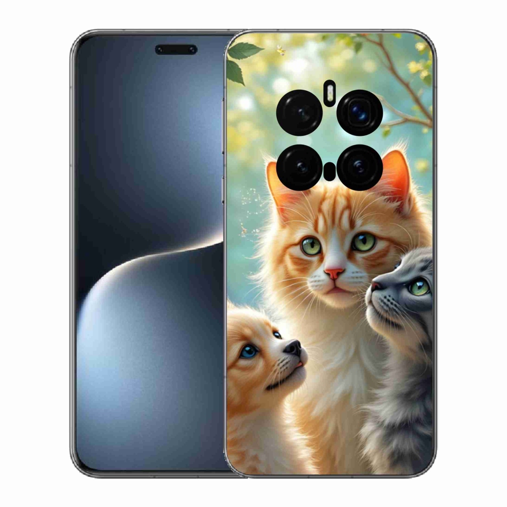 Gélový kryt mmCase na Honor Magic 7 Pro 5G - zvieracie priateľstvo 2