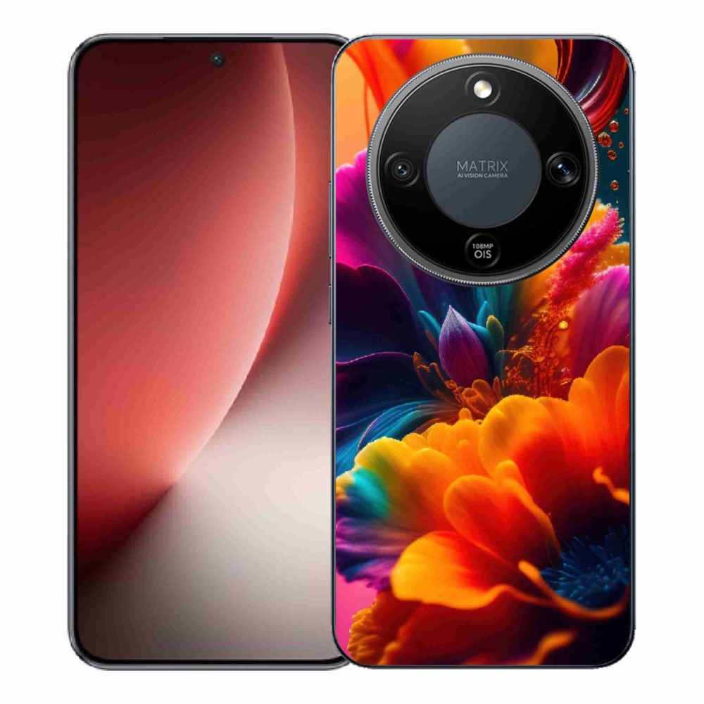 Gélový kryt mmCase na Honor Magic 8 Lite 5G - abstraktný motív 2