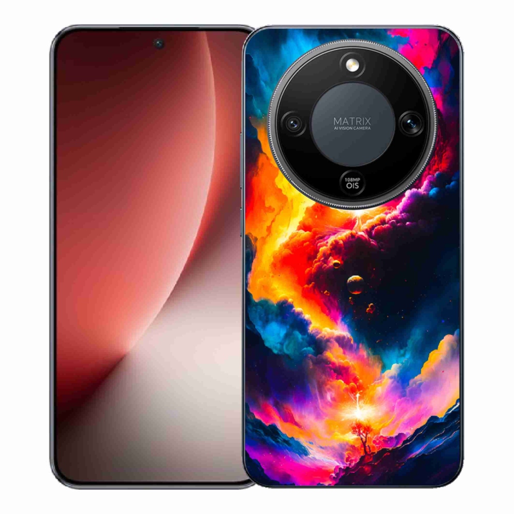 Gélový kryt mmCase na Honor Magic 8 Lite 5G - abstraktný motív