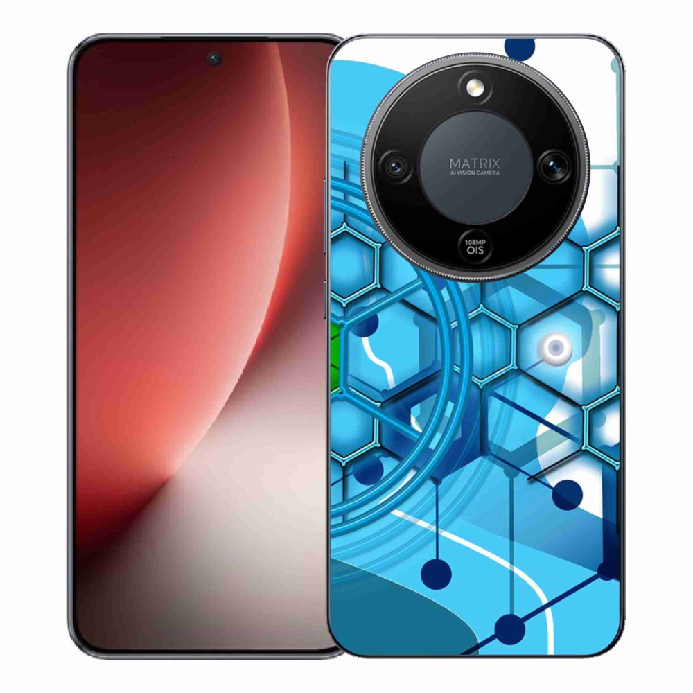 Gélový kryt mmCase na Honor Magic 8 Lite 5G - abstraktný vzor 2