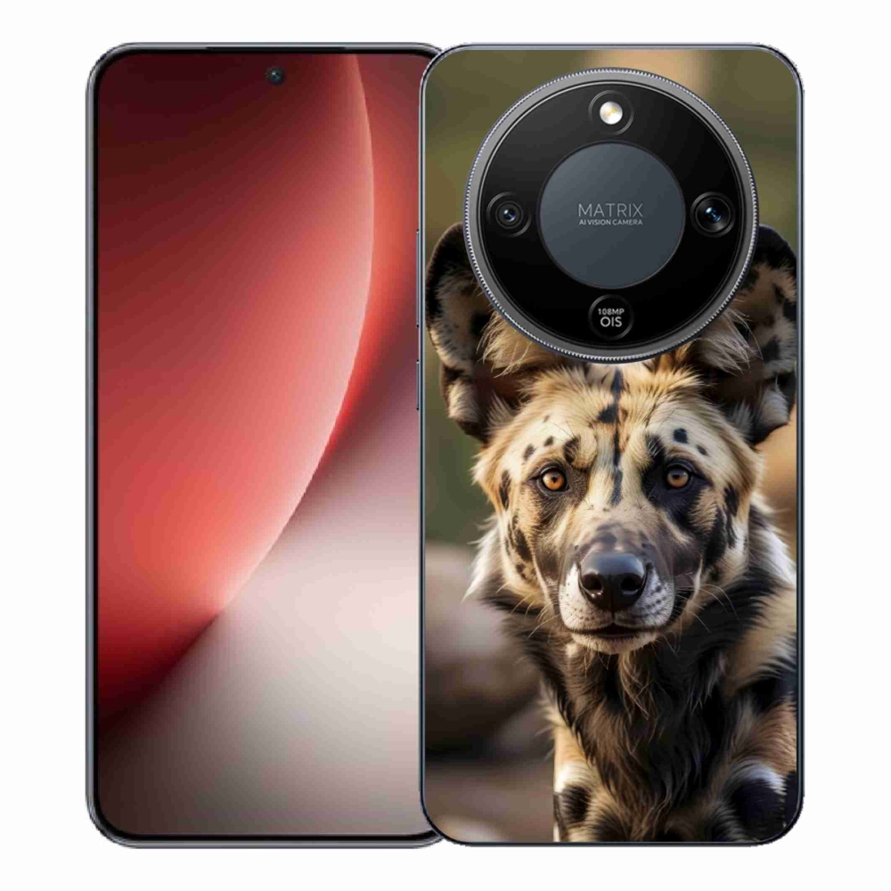 Gélový kryt mmCase na Honor Magic 8 Lite 5G - africký divoký pes