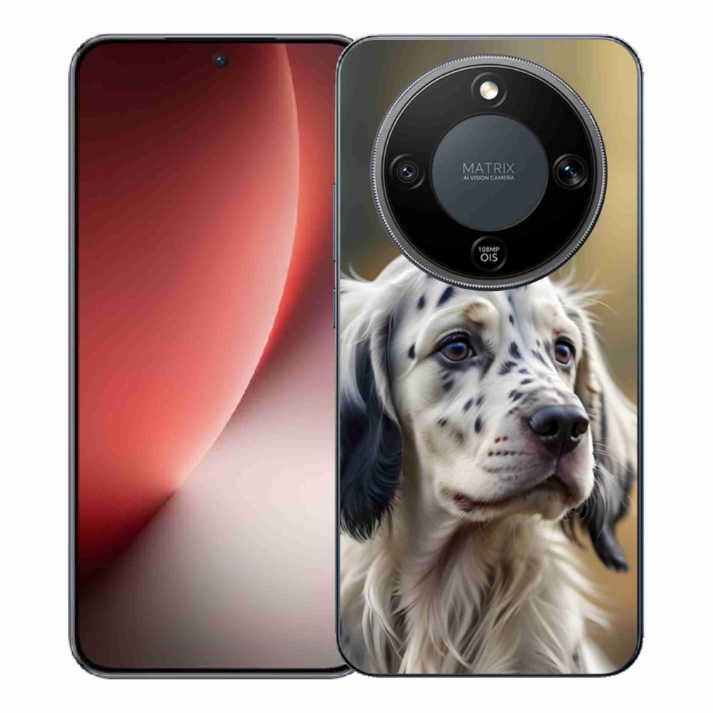 Gélový kryt mmCase na Honor Magic 8 Lite 5G - anglický seter