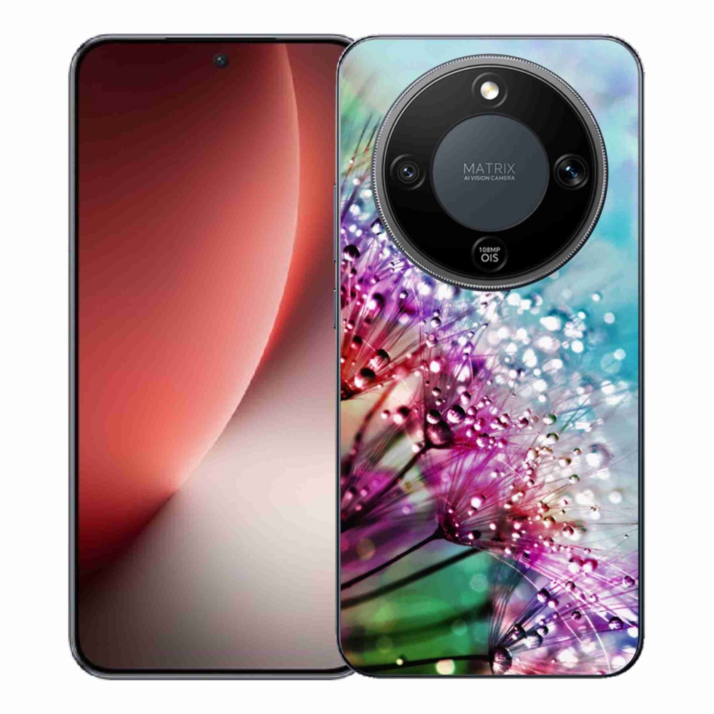 Gélový kryt mmCase na Honor Magic 8 Lite 5G - farebné kvety