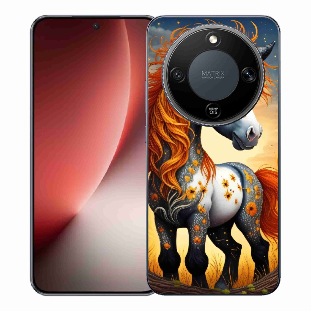 Gélový kryt mmCase na Honor Magic 8 Lite 5G - farebný poník