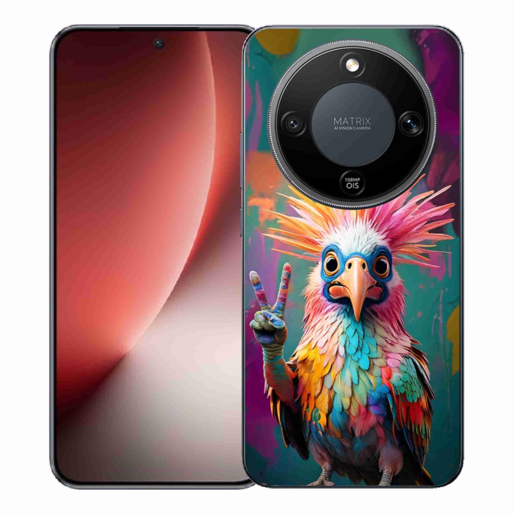 Gélový kryt mmCase na Honor Magic 8 Lite 5G - farebný rebel