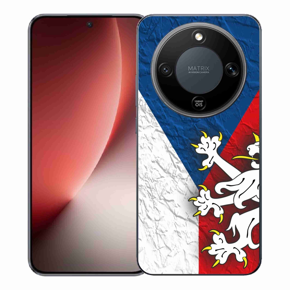 Gélový kryt mmCase na Honor Magic 8 Lite 5G - česká vlajka 1