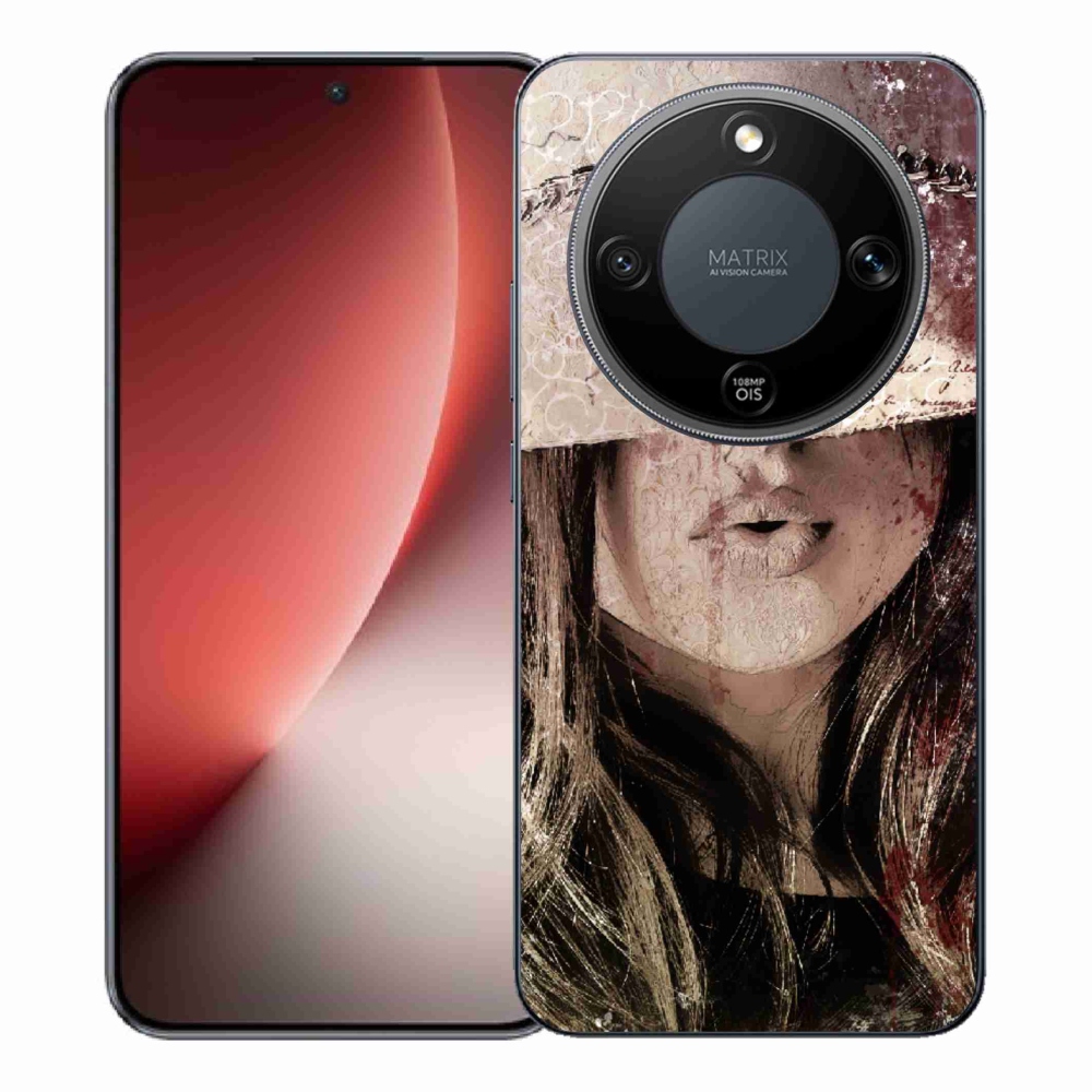 Gélový kryt mmCase na Honor Magic 8 Lite 5G - dievča