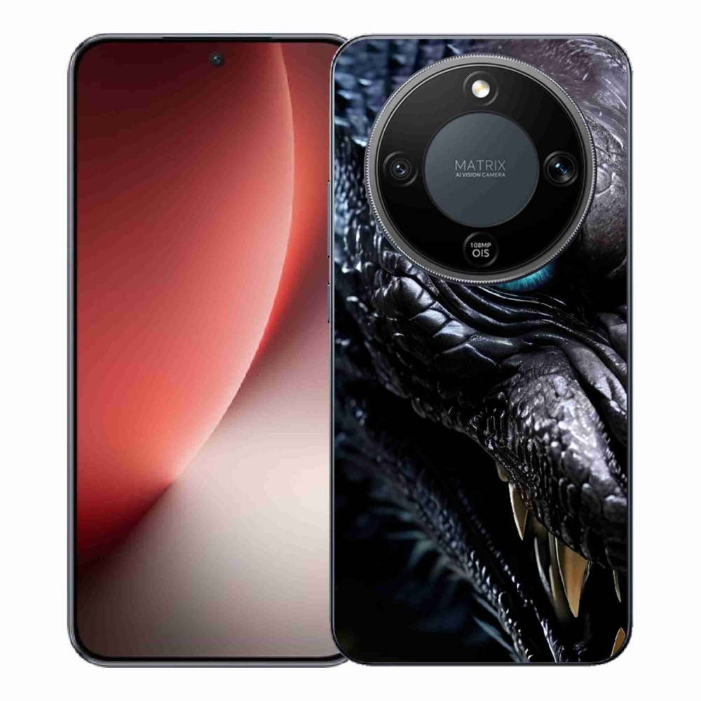 Gélový kryt mmCase na Honor Magic 8 Lite 5G - dračí pohľad