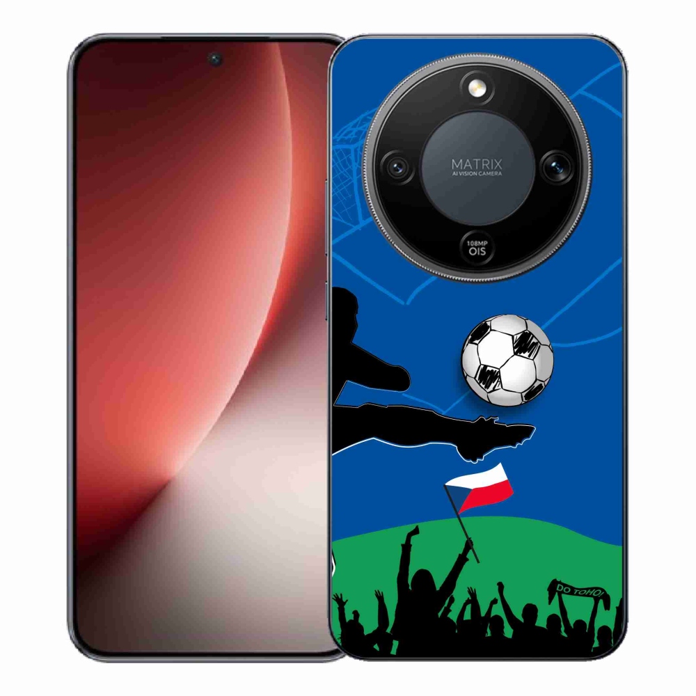 Gélový kryt mmCase na Honor Magic 8 Lite 5G - fanúšikovia futbalu